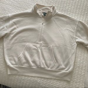 wild fable cropped quarter-zip